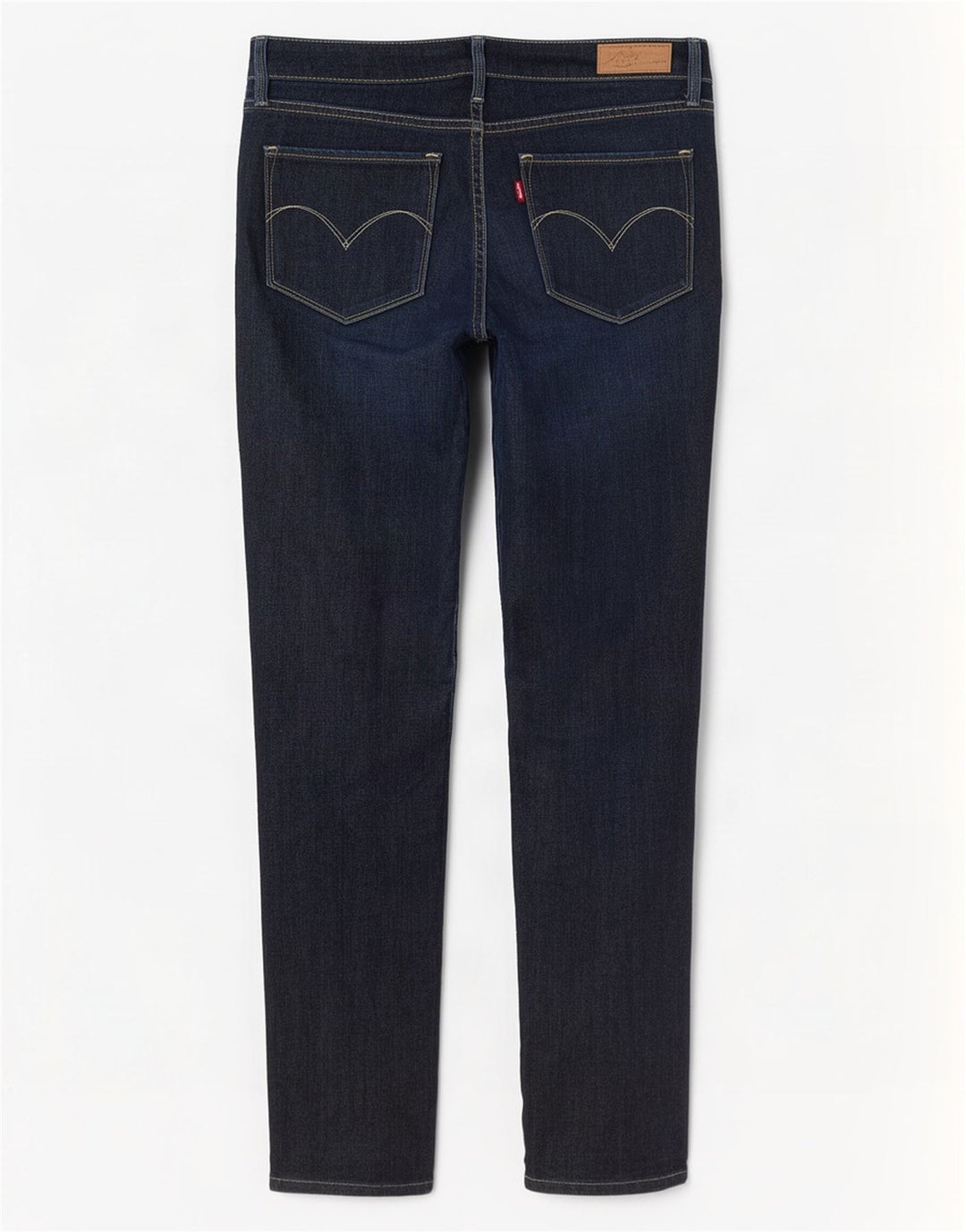 Jeans slim feminino Levi's W29 L32 algodão azul marinho