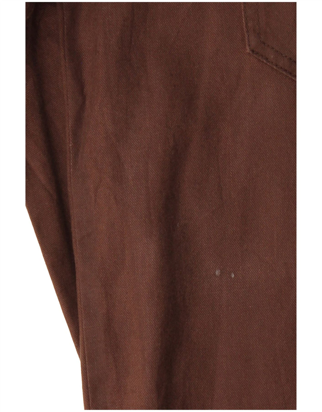 Camisa alta masculina Levi's pequena de algodão marrom