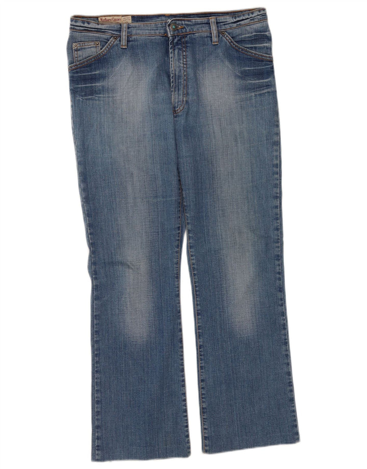 Jeans retos femininos Marlboro Classics W33 L28 algodão azul