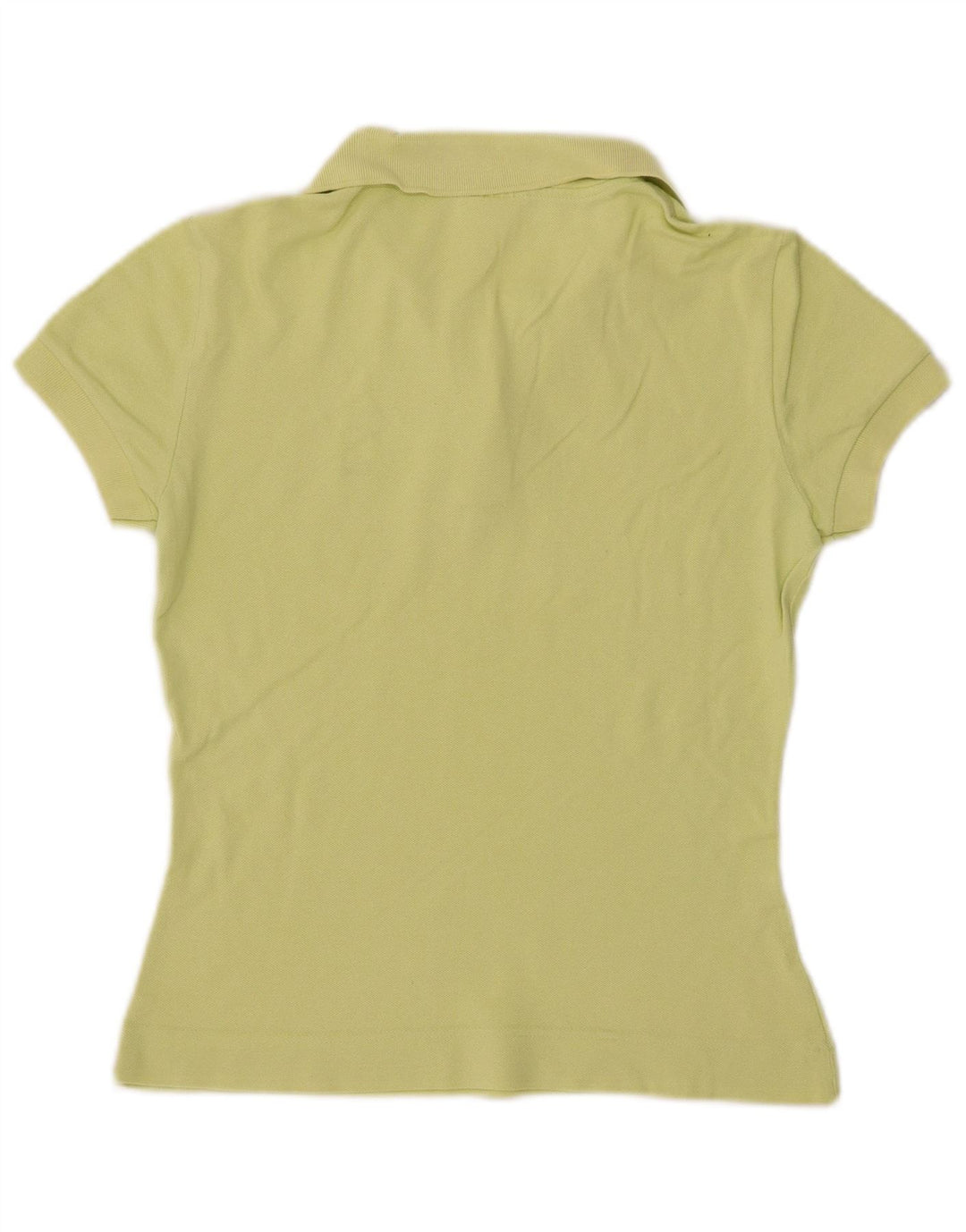 Camisa polo feminina LACOSTE tamanho 38 algodão verde médio