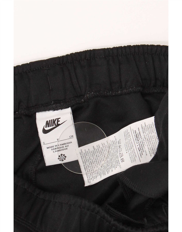 Nike masculino gráfico agasalho calças joggers pequeno poliéster preto