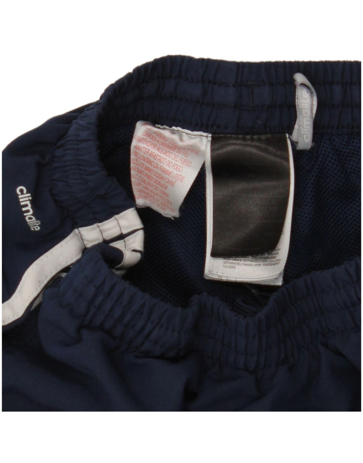 Calças de treino ADIDAS Boys Climalite 9-10 anos azul marinho poliéster