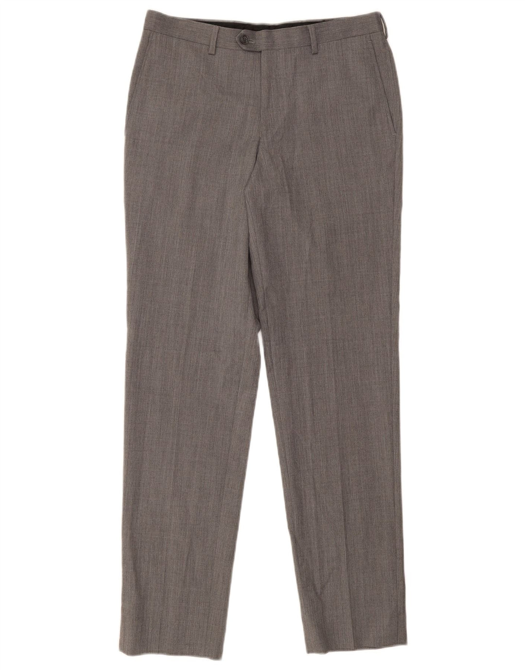 MICHAEL KORS Mens Slim Suit Calças W30 L30 Cinza Lã