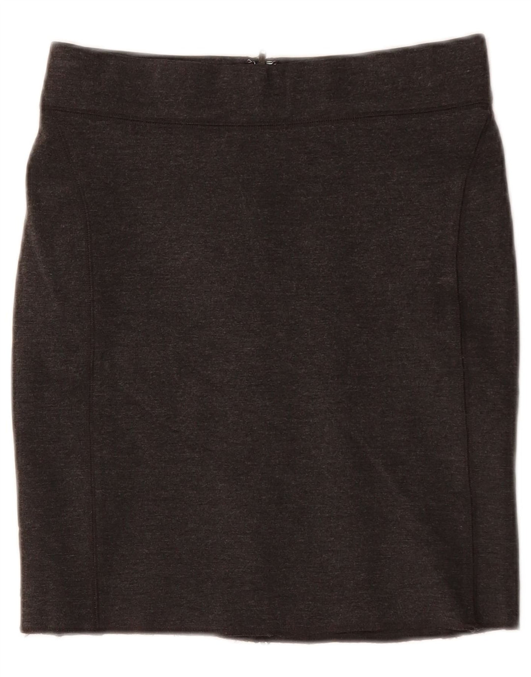 Minissaia feminina JACK WILLS Reino Unido 10 pequena W26 viscose cinza