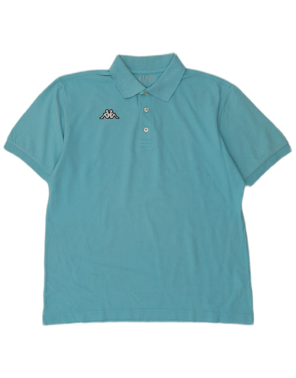 Camisa polo masculina Kappa XL algodão azul