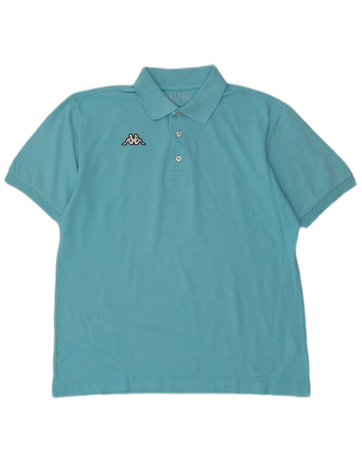 Camisa polo masculina Kappa XL algodão azul