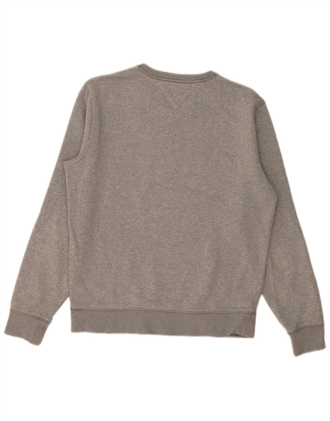 Tommy Hilfiger moletom gráfico masculino jumper grande algodão cinza