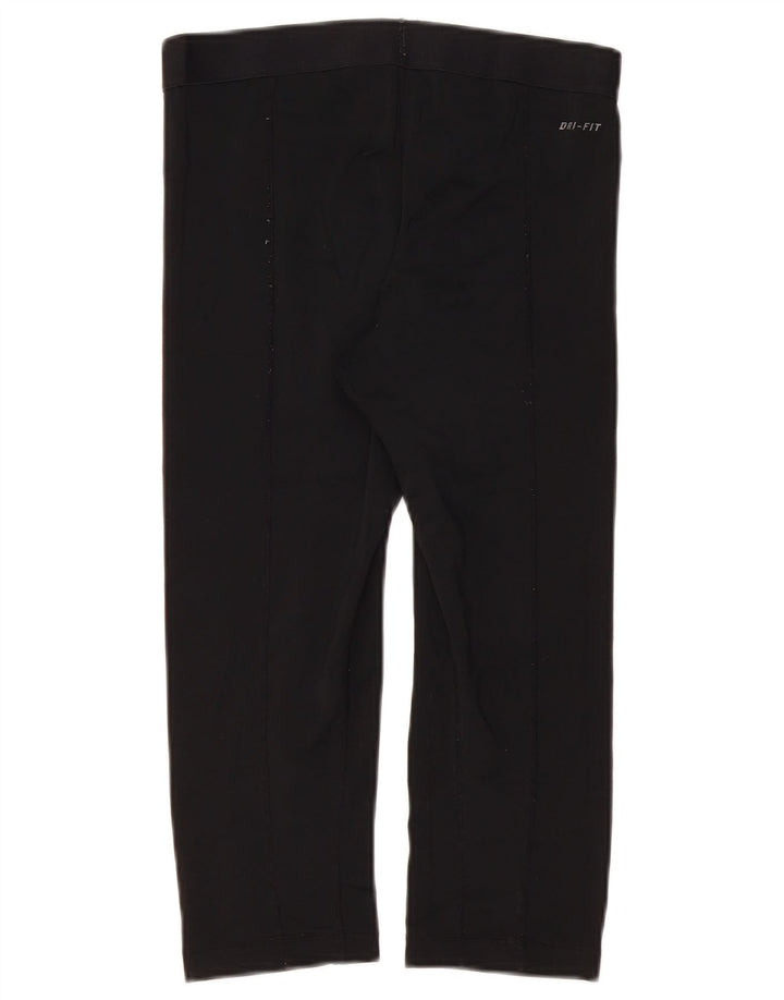 Calça de treino feminina Nike Dri Fit UK 12 poliéster preto médio