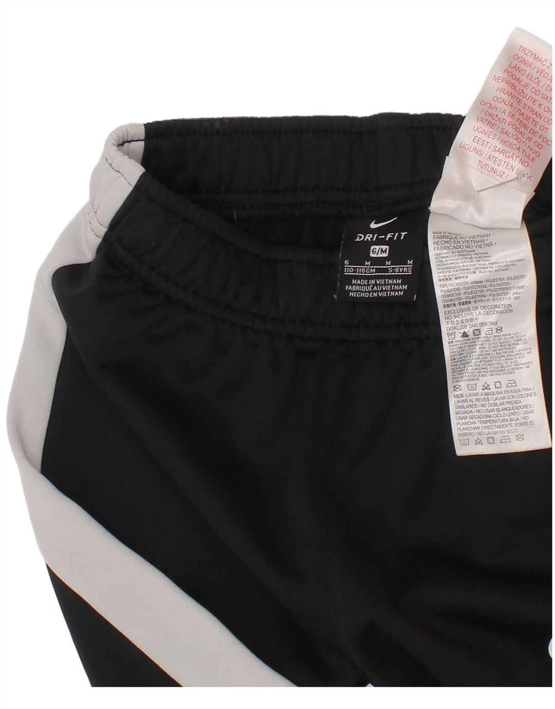 Calça de treino Nike Boys Dri Fit Joggers 5-6 anos médio preto