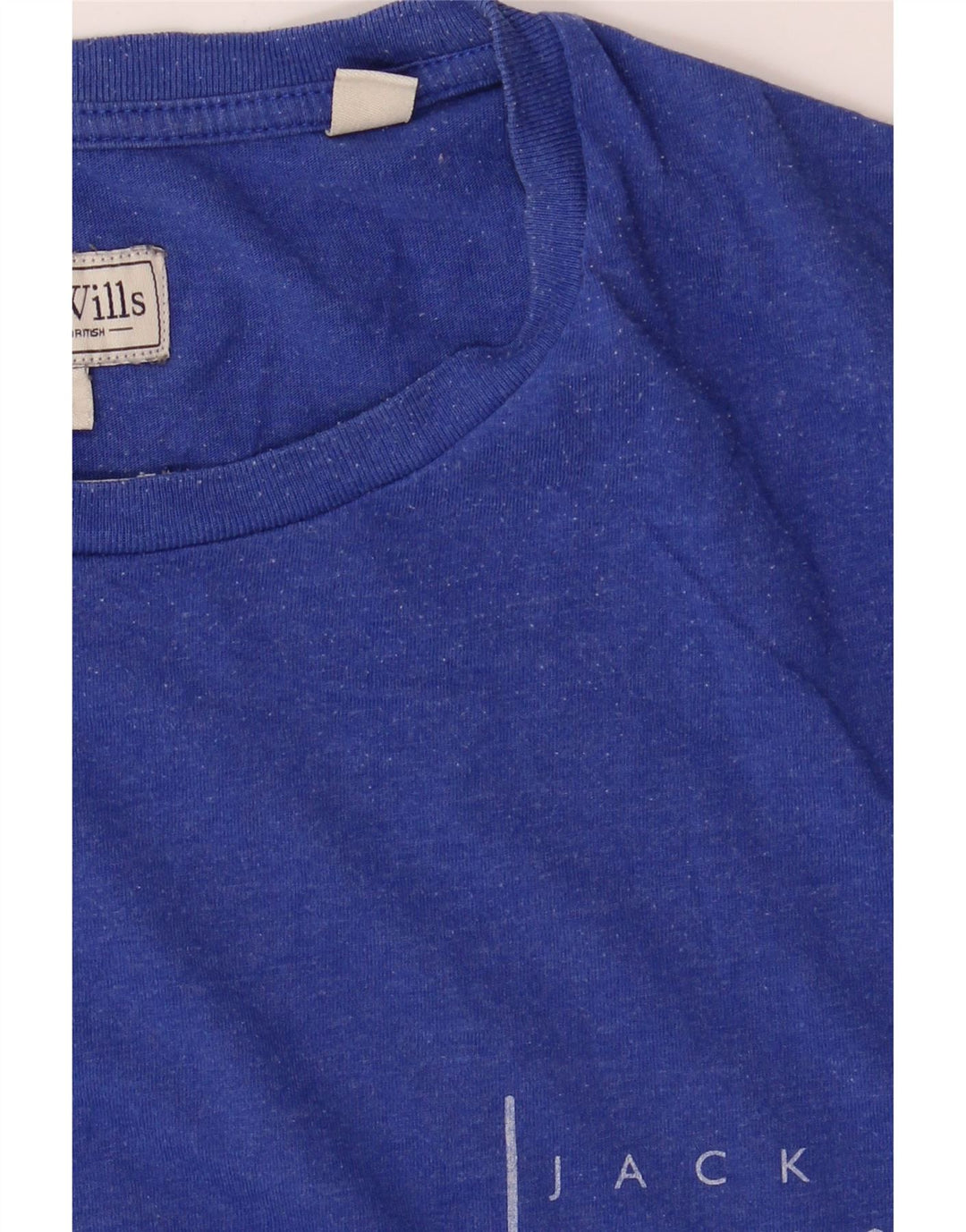 Camiseta masculina Jack Wills Top médio algodão azul