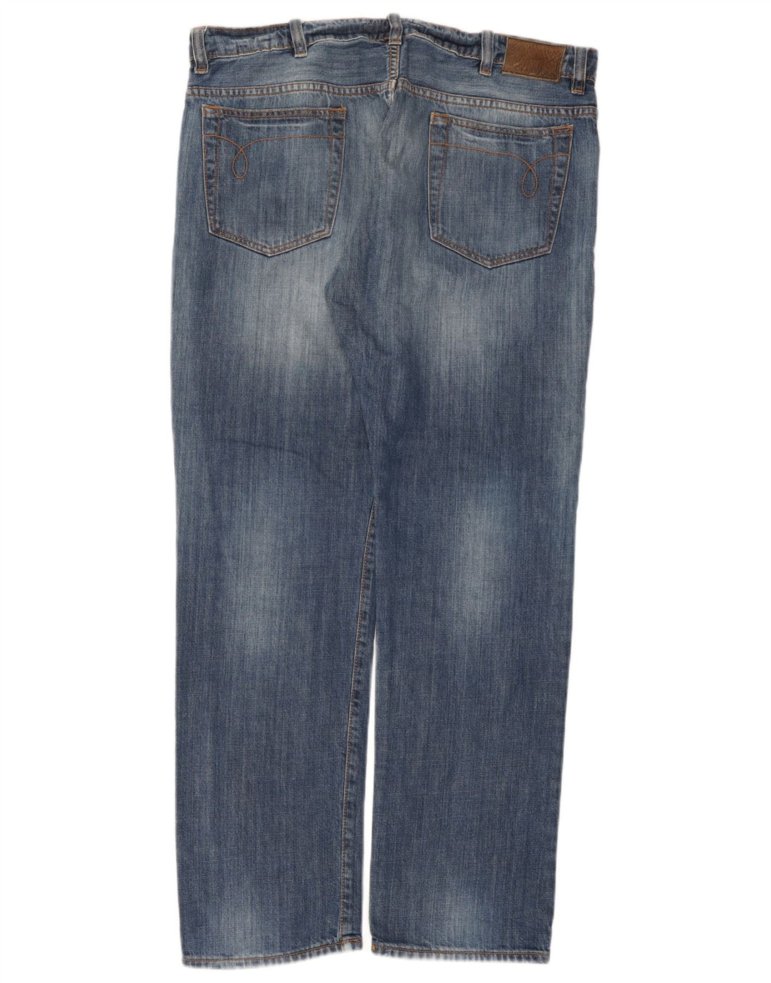 Calça jeans reta masculina Calvin Klein W38 L34 azul algodão