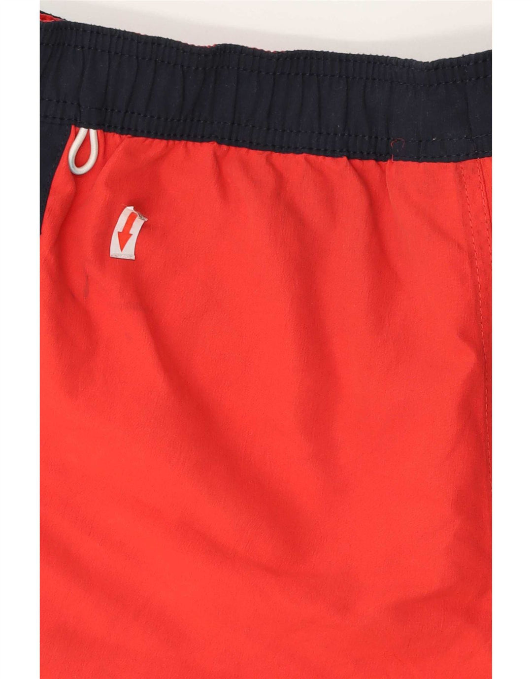 Shorts de natação masculino Jack & Jones gráfico médio vermelho colorblock poliéster