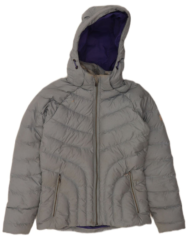 Jaqueta acolchoada feminina Berghaus UK 8 poliéster cinza pequeno