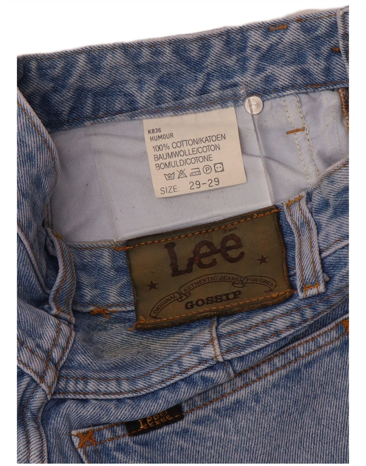 LEE Mens Humor Tapered Jeans W29 L29 Azul Algodão