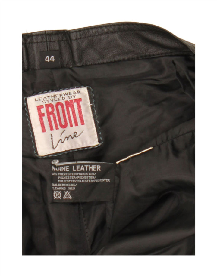 Mens Leather Trousers IT 44 XS W27 L31 Vintage Front Line and Second-Hand Front Line from Messina Hembry 