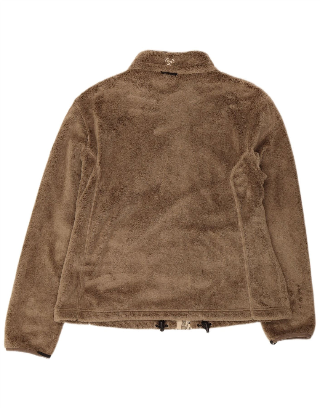 Jaqueta de lã feminina JACK WOLFSKIN Reino Unido 18/20 XL poliéster bege
