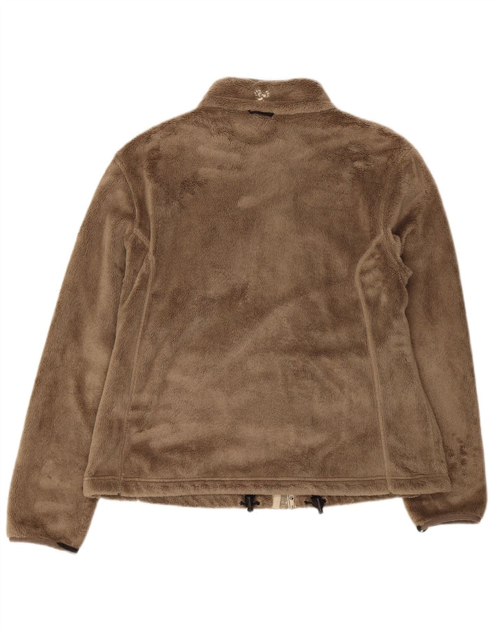 Jaqueta de lã feminina JACK WOLFSKIN Reino Unido 18/20 XL poliéster bege