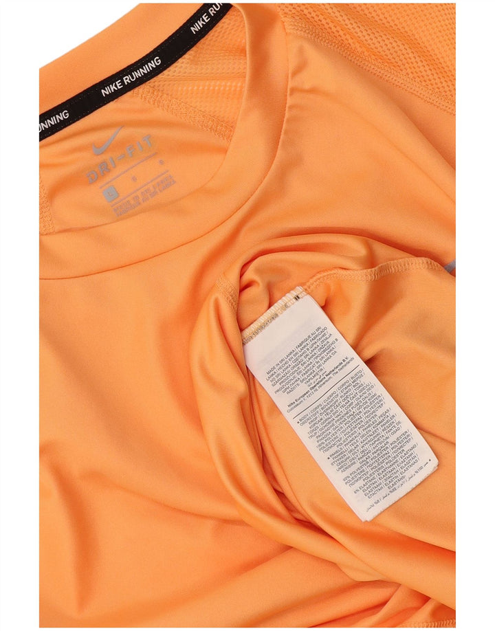 Camiseta Nike Masculina Dri Fit Top Grande Laranja Poliéster