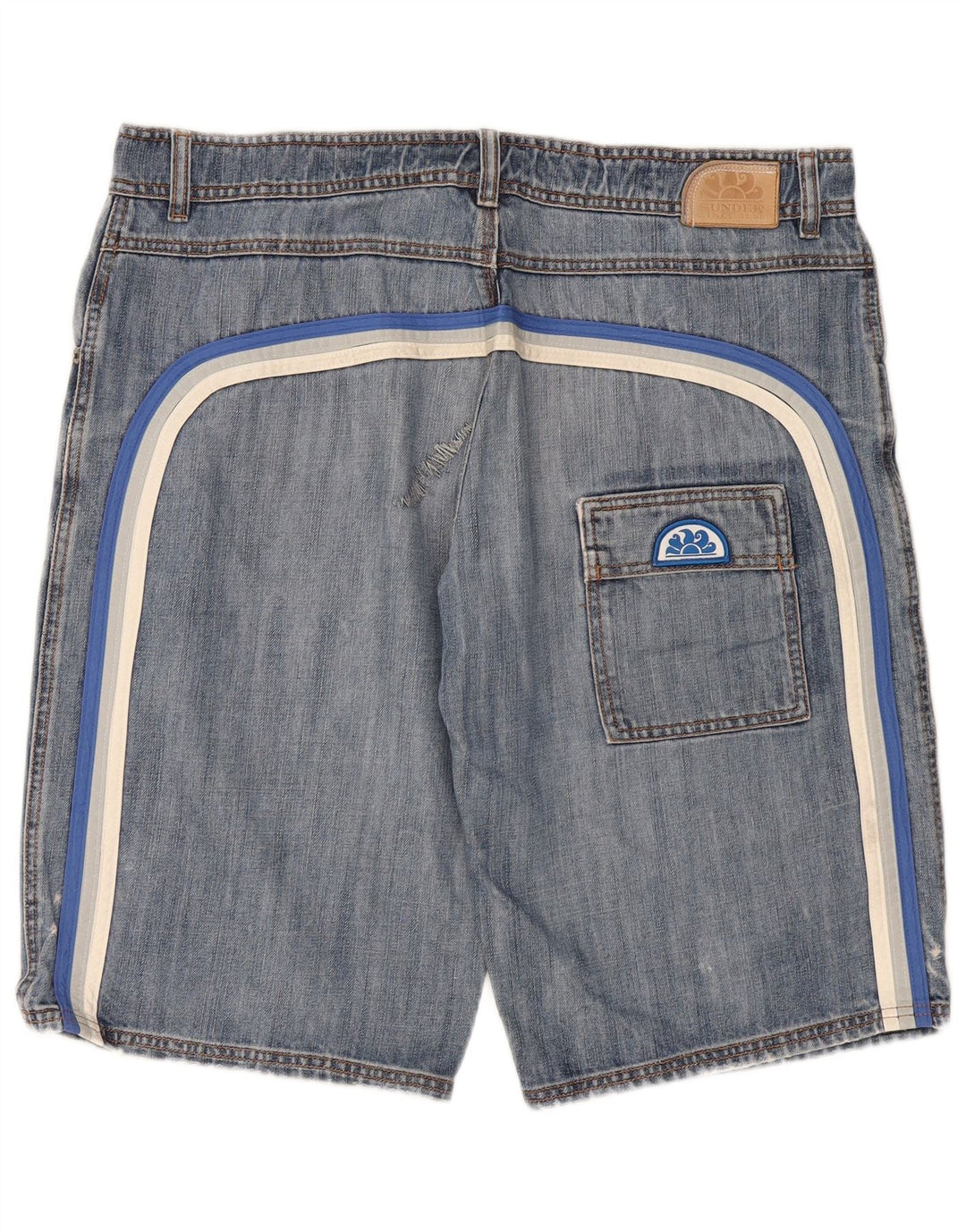Shorts jeans masculino Sundek W40 XL azul algodão