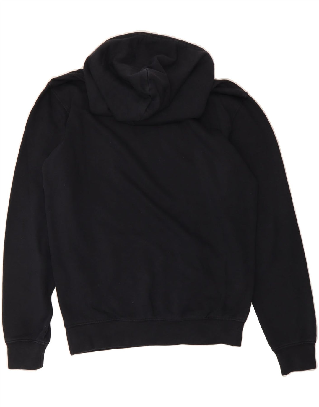 CHAMPION Mens Graphic Hoodie Jumper Small Black Cotton Vintage Champion and Second-Hand Champion from Messina Hembry 