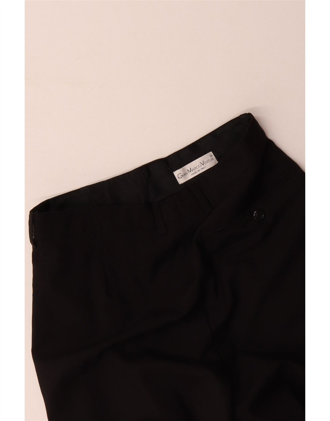 Calça de terno masculina GIAN MARCO VENTURI W30 L35 preta