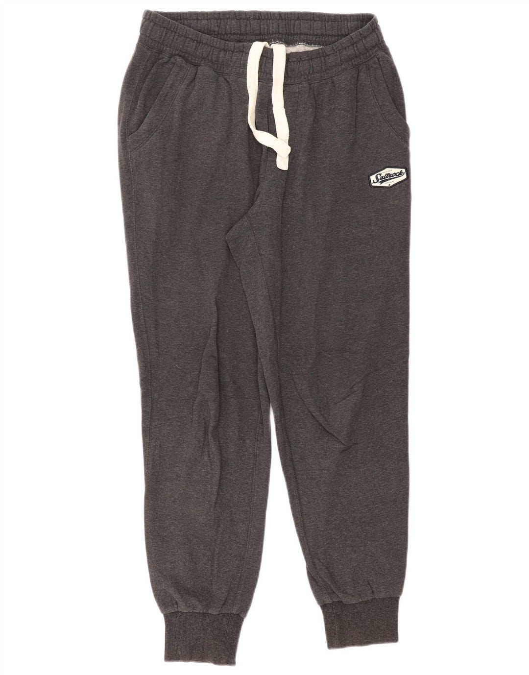 Saltrock Calça de treino masculina Joggers algodão cinza médio