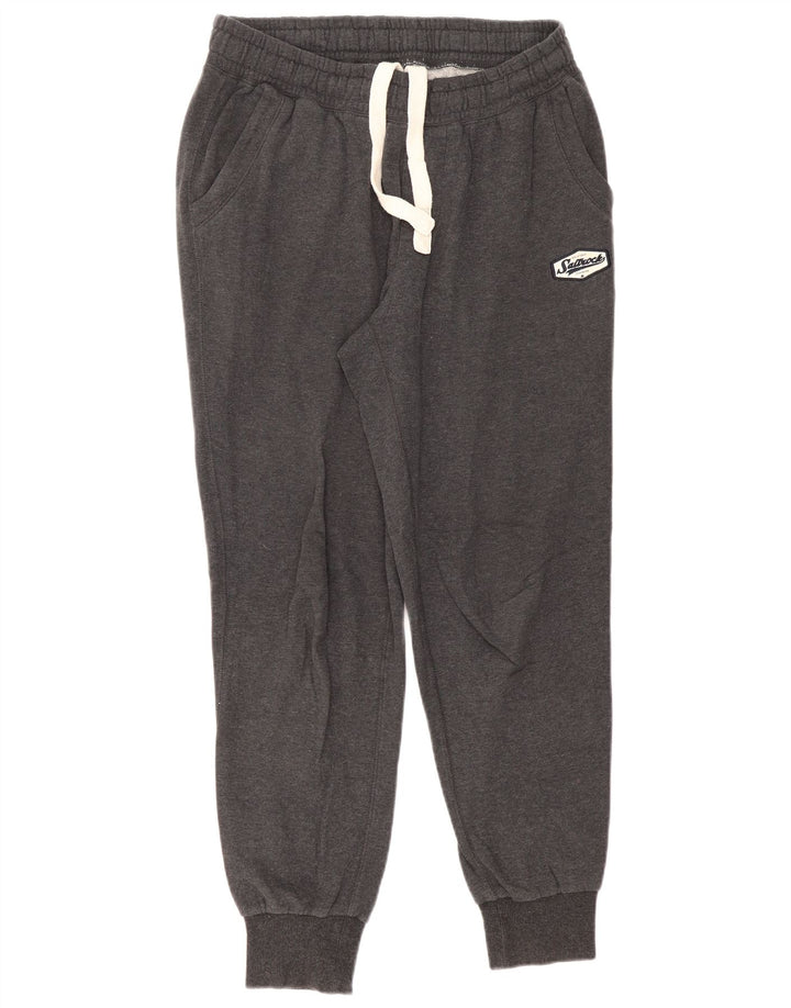 Saltrock Calça de treino masculina Joggers algodão cinza médio