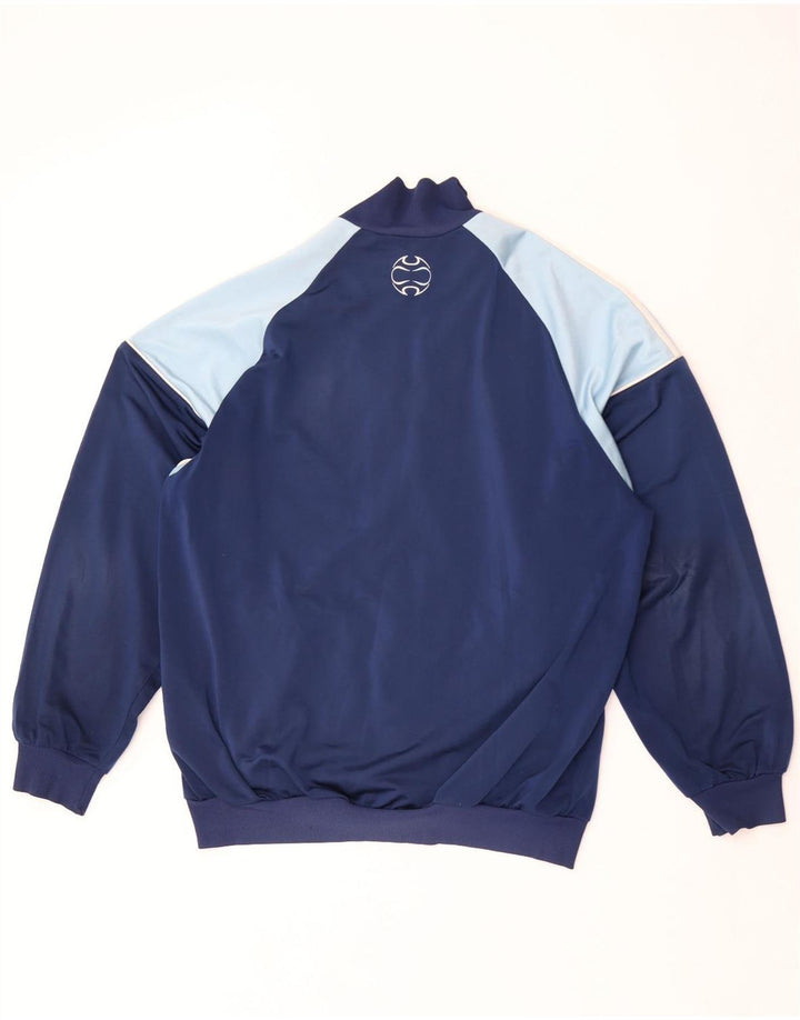 Adidas Mens Tracksuit Top Jacket UK 40/42 Médio Azul Marinho Colorblock