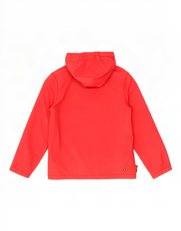 Jaqueta Anorak com capuz gráfico geográfico Napapijri Boys 11-12 anos vermelho