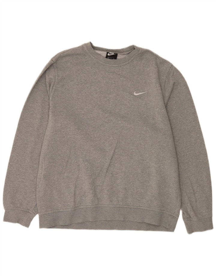 Moletom masculino Nike Jumper 2XL algodão cinza
