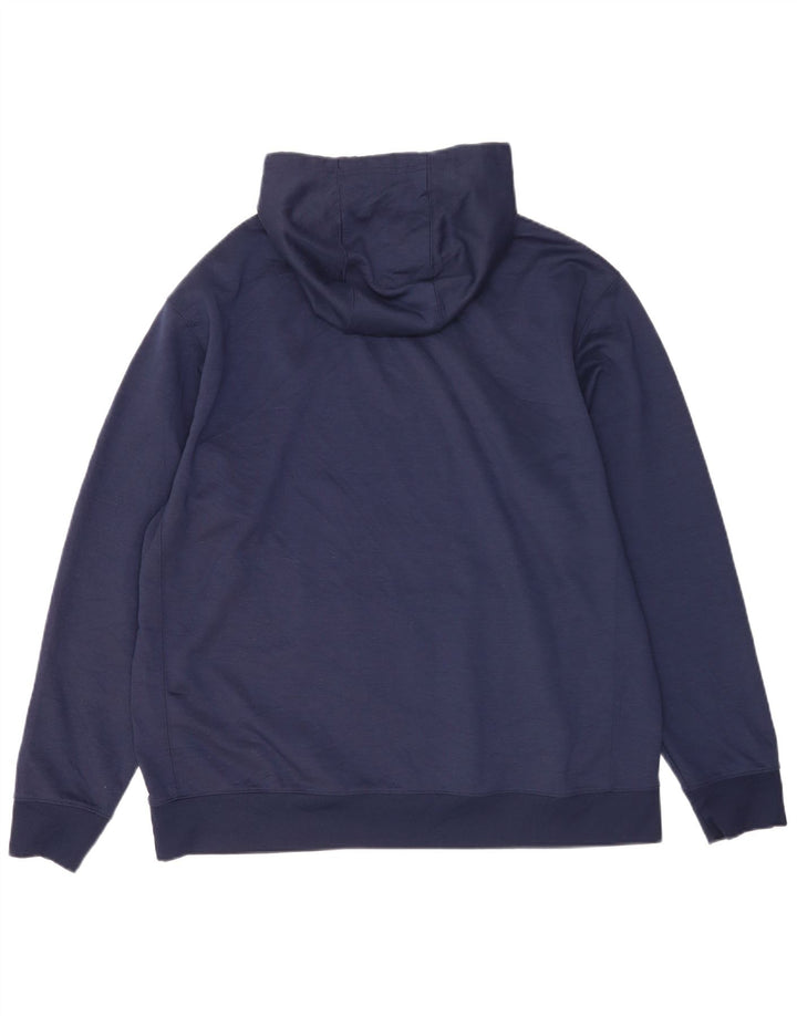 Fila Mens Hoodie Jumper XL Azul Marinho Poliéster