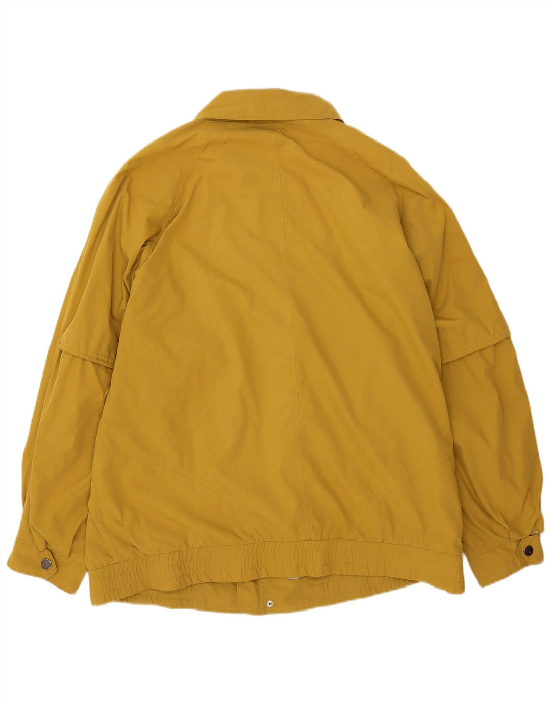Jaqueta utilitária masculina vintage IT 56 3XL algodão amarelo