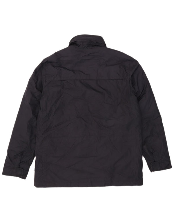 Jaqueta acolchoada com capuz masculina Marina Yachting IT 50 grande poliéster azul marinho
