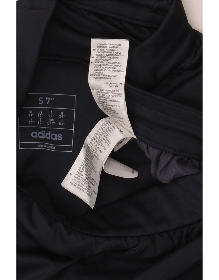 Shorts esportivos masculinos Adidas Aeroready pequenos poliéster azul marinho