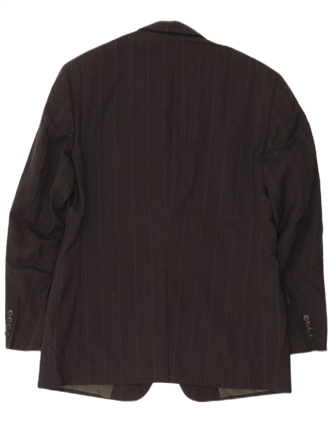 Jaqueta Blazer Masculina Polo Ralph Lauren com 2 Botões Reino Unido 38 Médio Preto Listrado