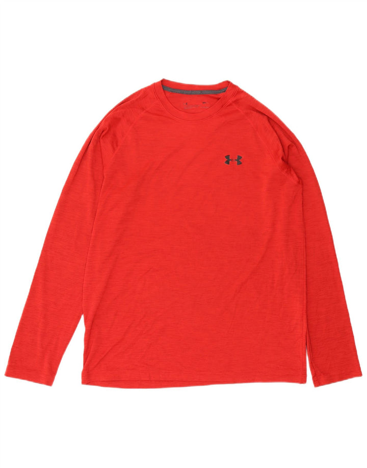 Under Armour Masculino Top Manga Longa Médio Vermelho