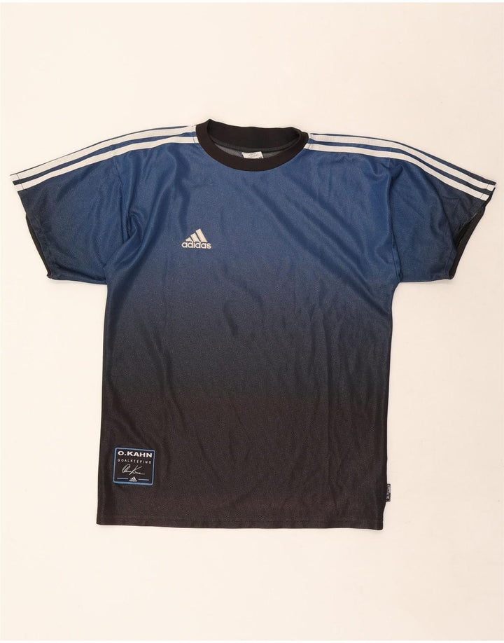 Camiseta Adidas Masculina Graphic Top Pequeno Bloco Colorido Azul