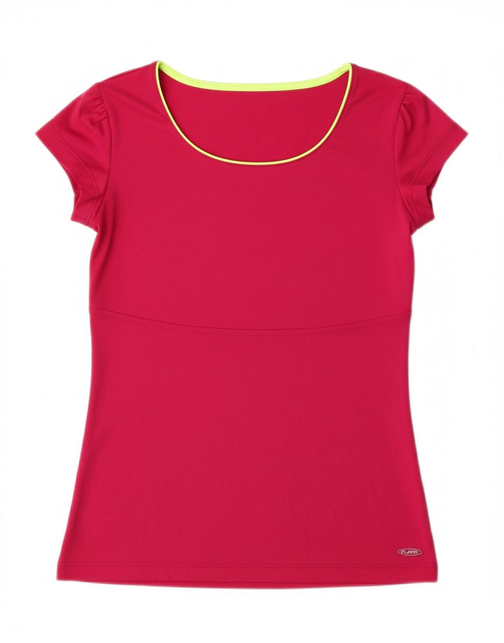 REEBOK Girls T-Shirt Top 13-14 Years Pink Vintage Reebok and Second-Hand Reebok from Messina Hembry 