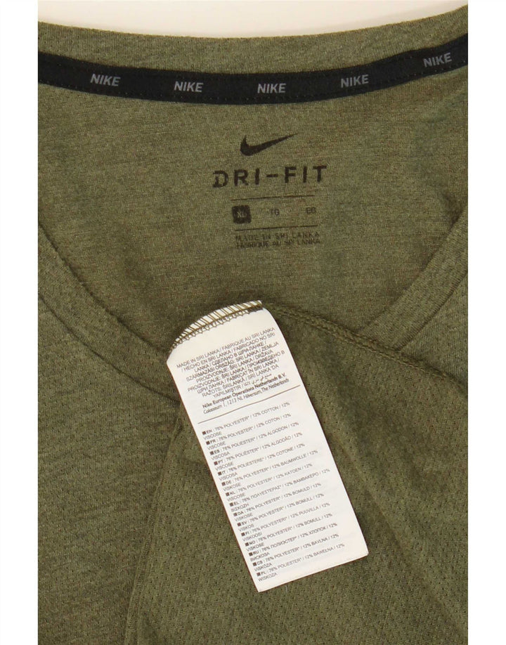 Camiseta Nike Masculina Dri Fit Top XL Verde Poliéster