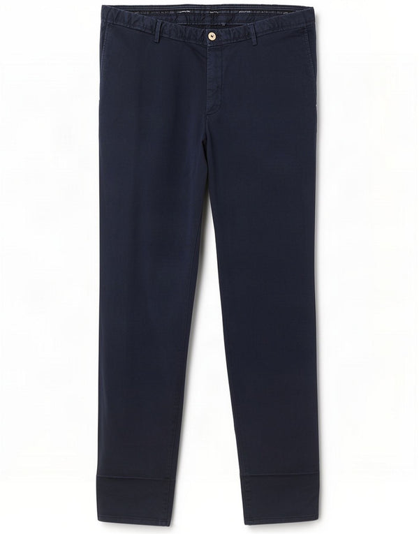 Massimo Dutti Mens Slim Fit Chino Calças EU 50 2XL W40 L32 Azul marinho