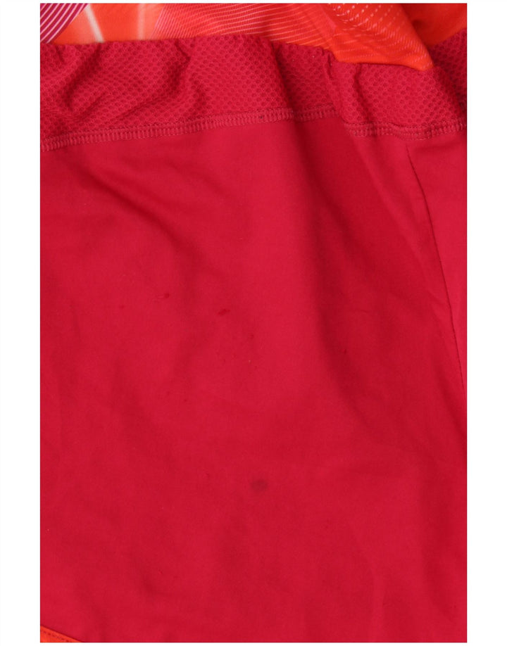 Shorts esportivos femininos Puma UK 14 médio Borgonha