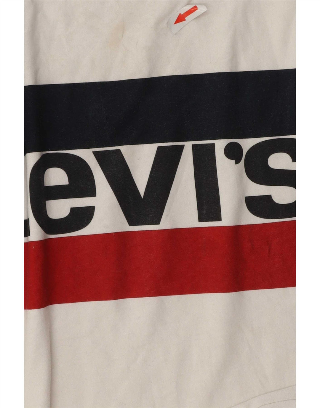 Camiseta gráfica masculina Levi's Top médio algodão branco