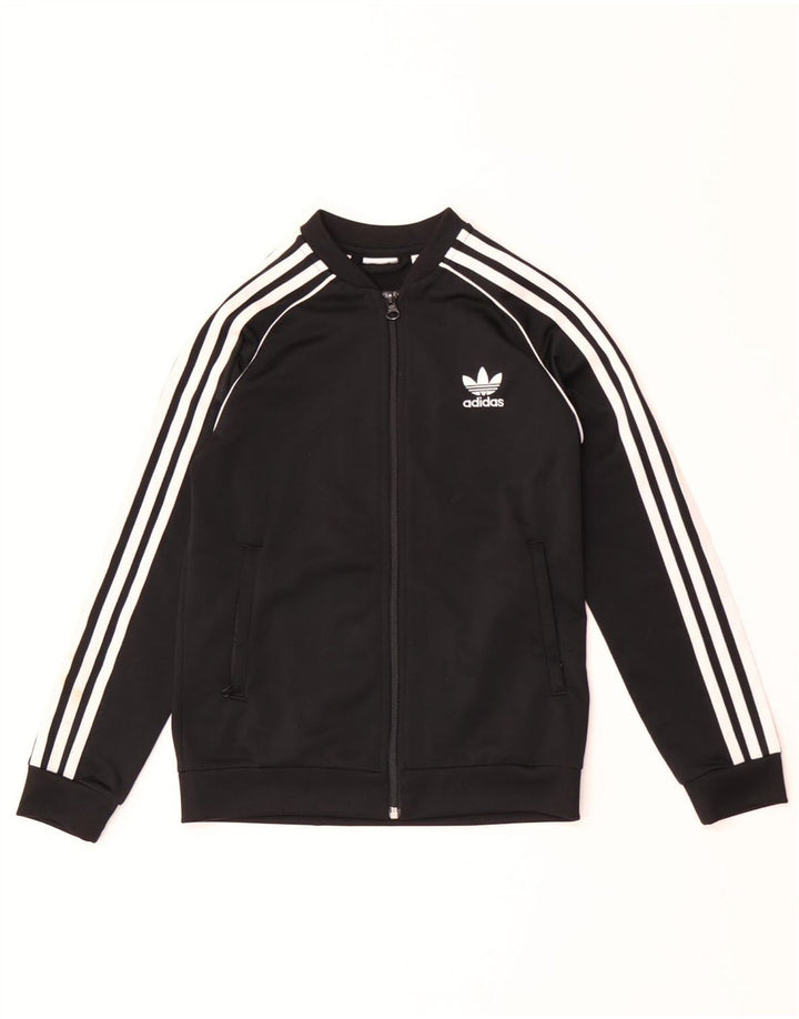 Casaco de treino Adidas para meninas 10-11 anos preto