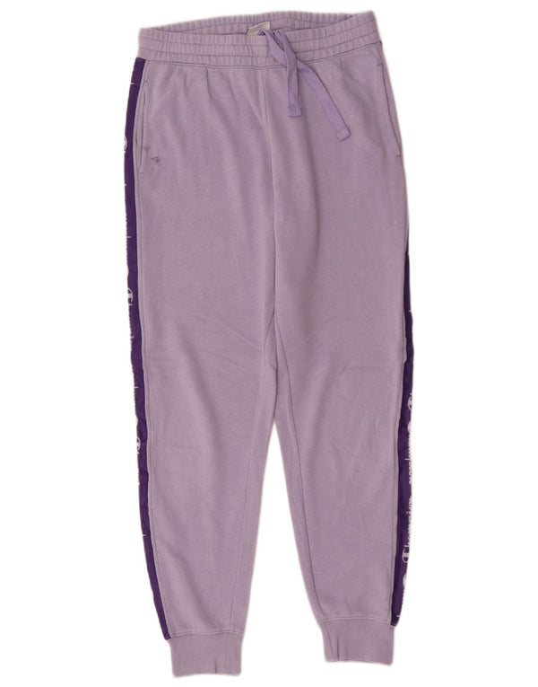 Calça de treino feminina Champion Joggers UK 14 Medium Purple Colourblock