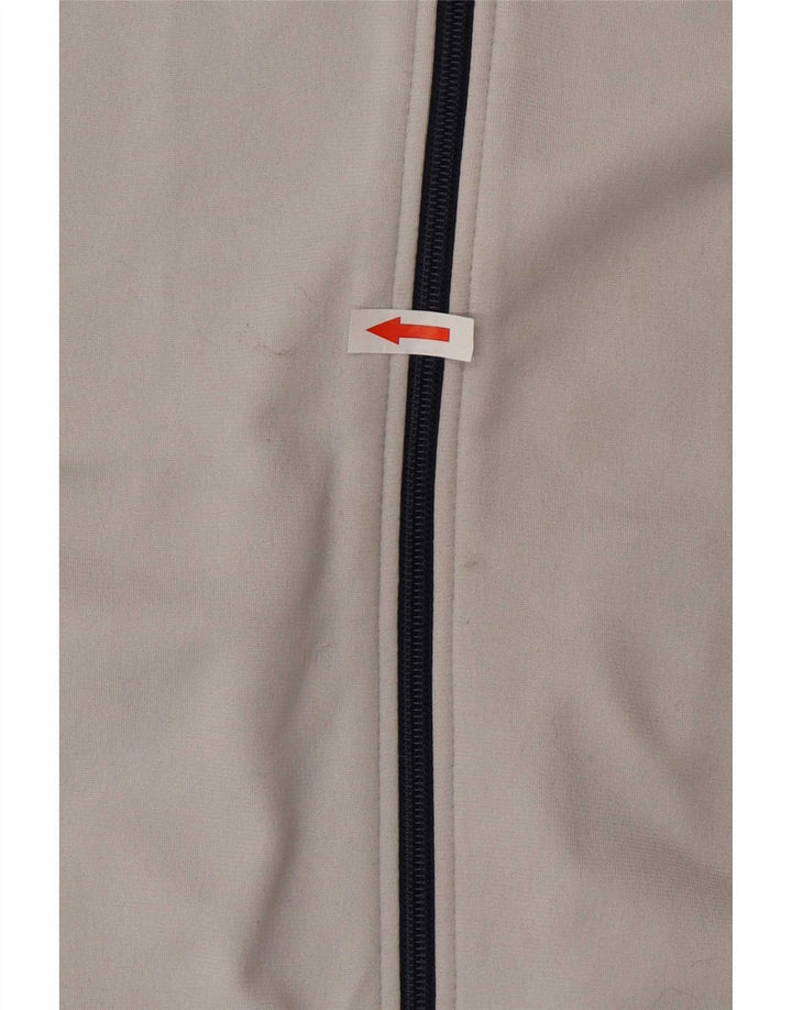 Asics Mens Tracksuit Top Jacket Grande Cinza Colorblock