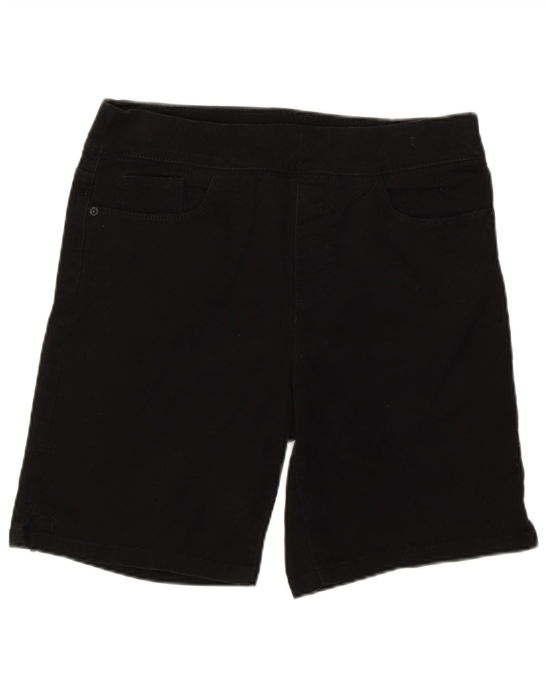 Shorts jeans feminino Dkny médio W30 algodão preto