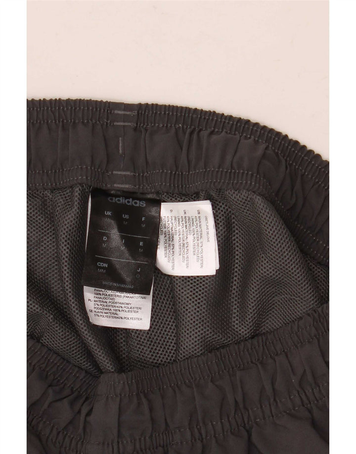 Shorts esportivos masculinos Adidas médio preto poliéster