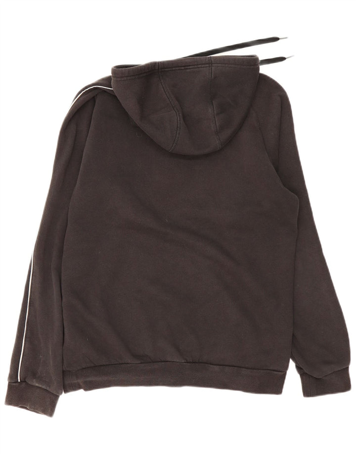 Adidas Mens Hoodie Jumper Médio Algodão Preto