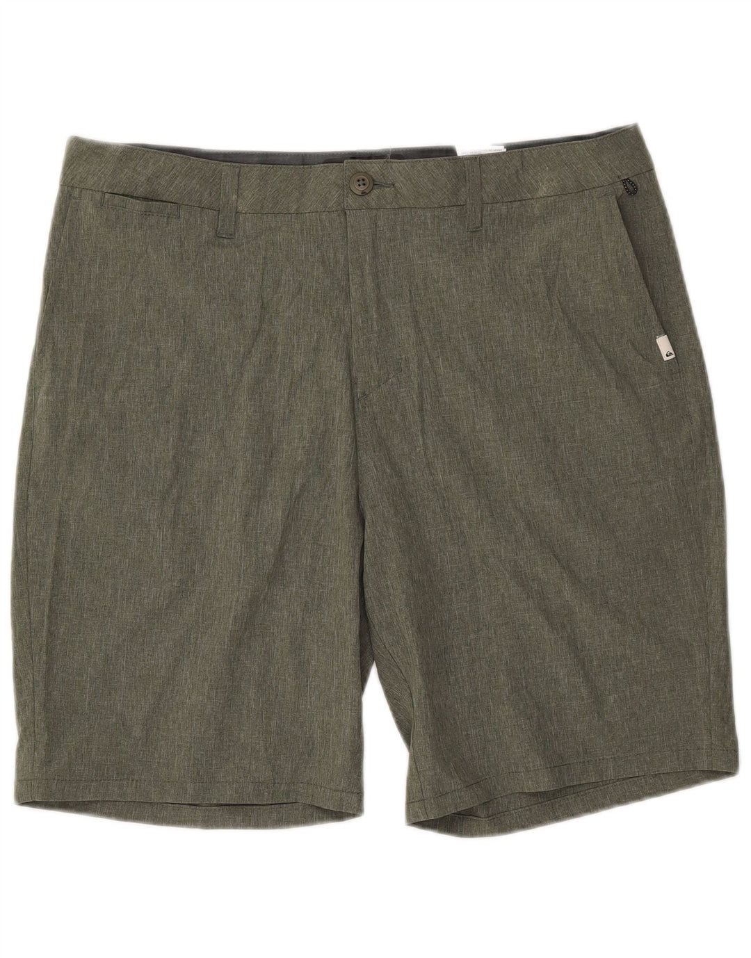 Shorts Chino Masculino QUIKSILVER W36 Grande Poliéster Cáqui
