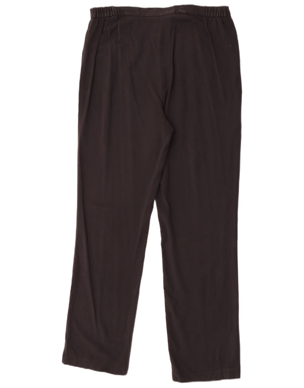 Calça feminina casual justa Marks & Spencer Reino Unido 14 grande W32 L32 preta